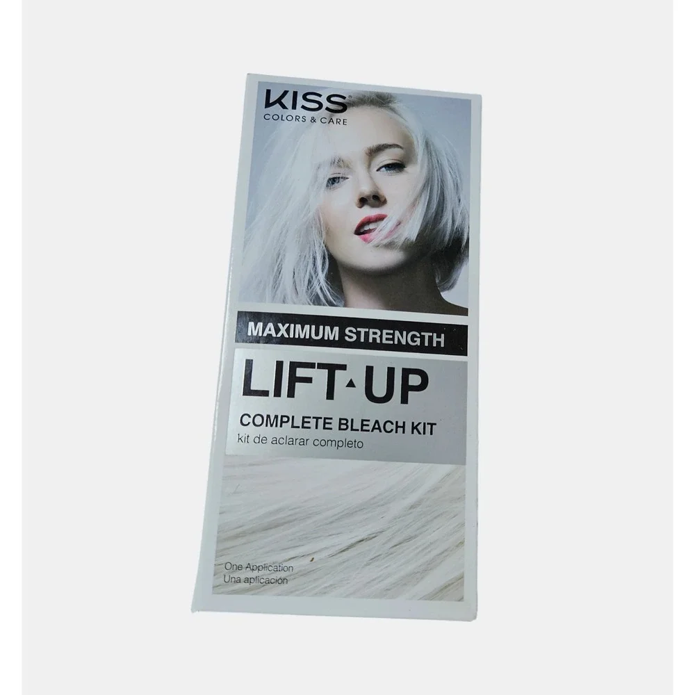 Kiss Maximum Strength Lift Up Complete Bleach Kit One Hair Application NIB